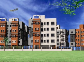Site-Office Project in AMBITION at Rajarat New Town, under Bengal Greenfield Housing Development Ltd.